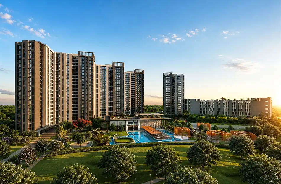 Luxury apartment exterior Godrej Downtown Avenue